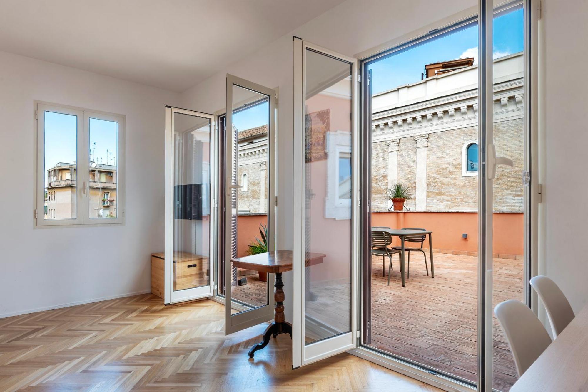 Apartment With Terrace In Via Del Pellegrino - Fromhometorome Roma Exterior foto
