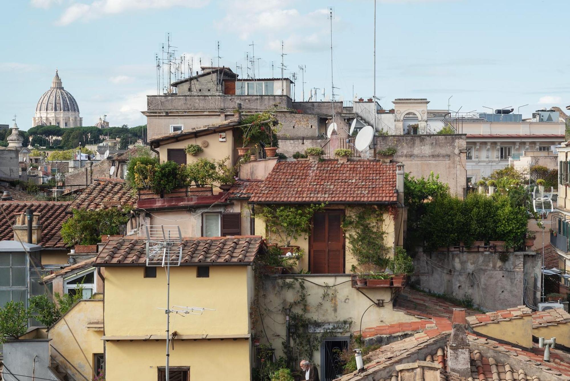 Apartment With Terrace In Via Del Pellegrino - Fromhometorome Roma Exterior foto