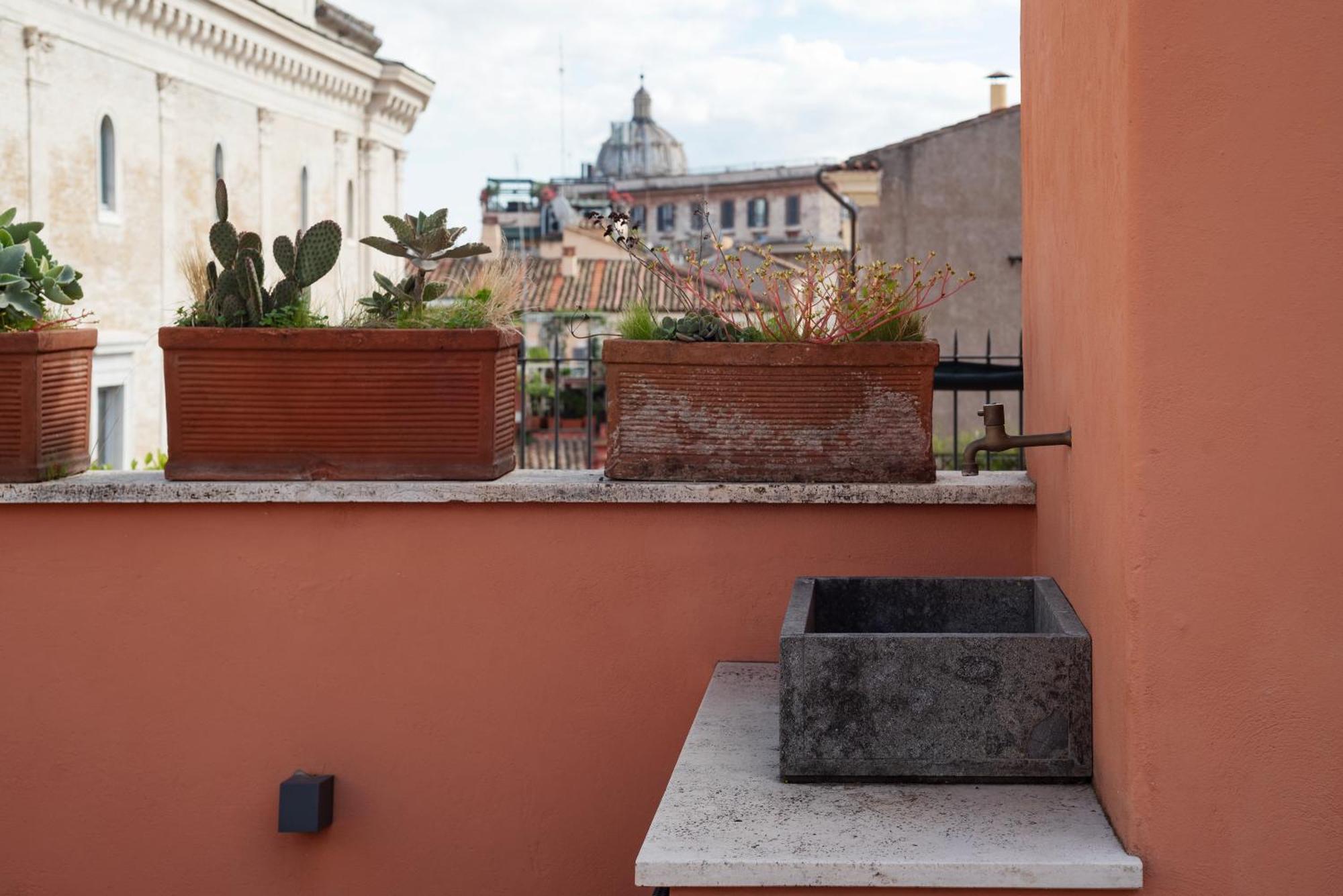Apartment With Terrace In Via Del Pellegrino - Fromhometorome Roma Exterior foto