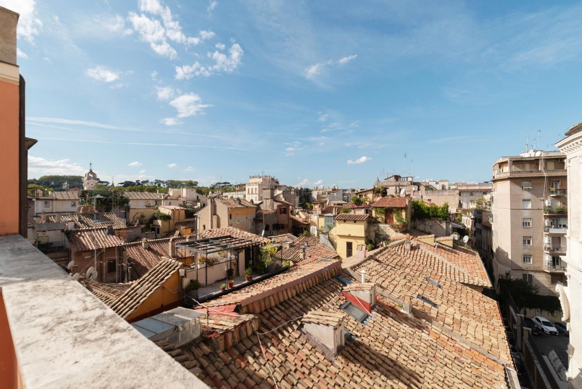 Apartment With Terrace In Via Del Pellegrino - Fromhometorome Roma Exterior foto