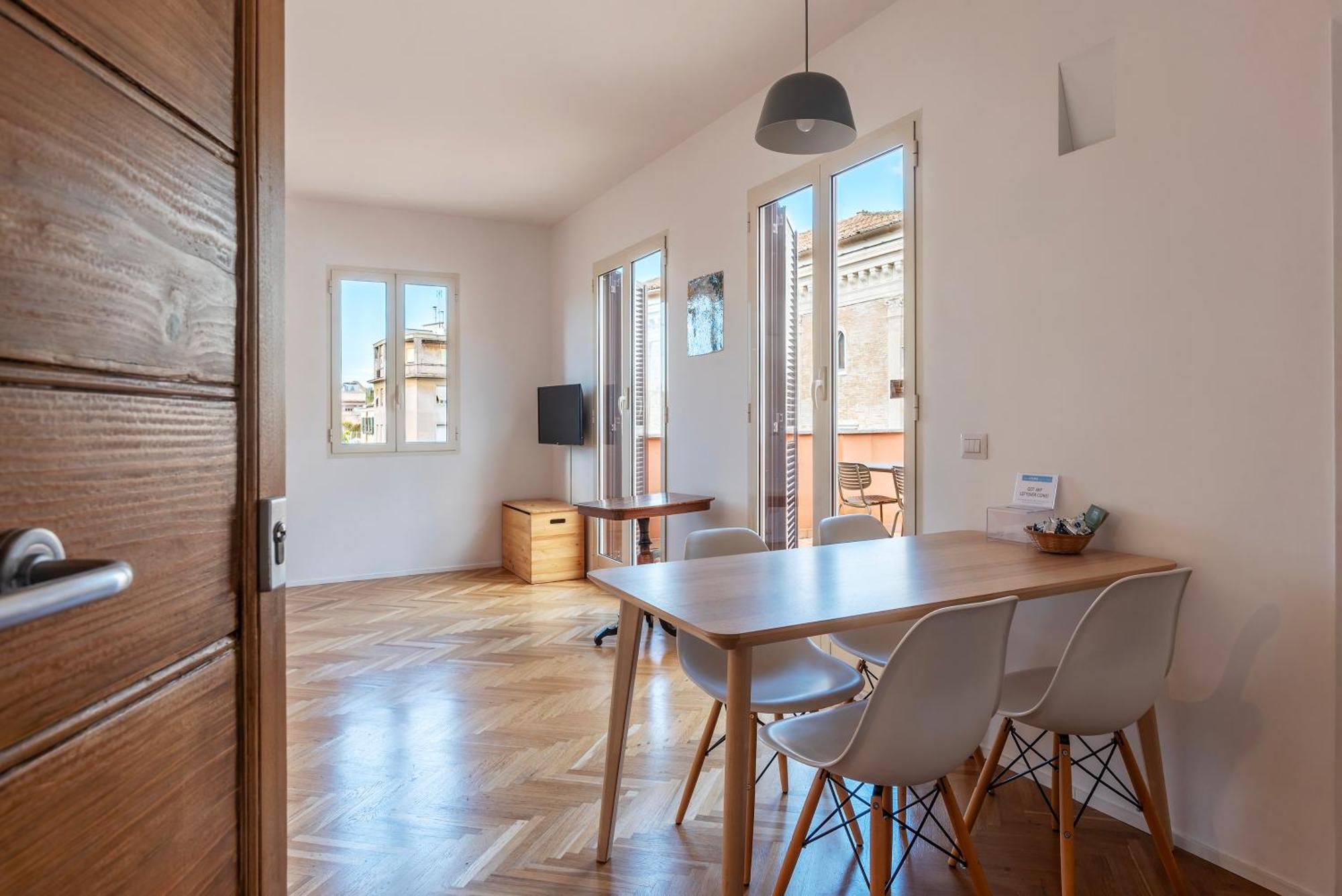 Apartment With Terrace In Via Del Pellegrino - Fromhometorome Roma Exterior foto