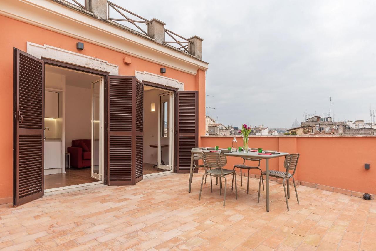 Apartment With Terrace In Via Del Pellegrino - Fromhometorome Roma Exterior foto